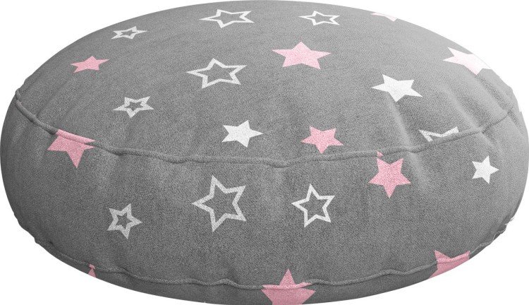 Подушка круглая Cortin «Розовый звездопад»